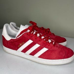 Red & White Adidas Gazelle Men’s Sneakers